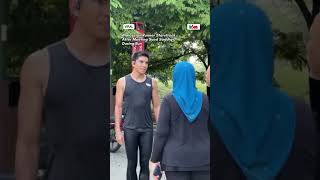 Super Handsome And An Amazing Runner - Malaysian Runner Bumps Into Syed Saddiq