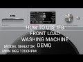 HOW TO USE IFB FRONT LOAD WASHING MACHINE DEMO MODEL SENATOR MBN 8KG 1200RPM