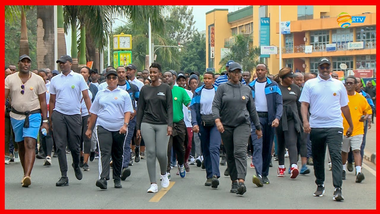 Madamu Jeannette Kagame yitabiriye Siporo rusange ya #CarFreeDay