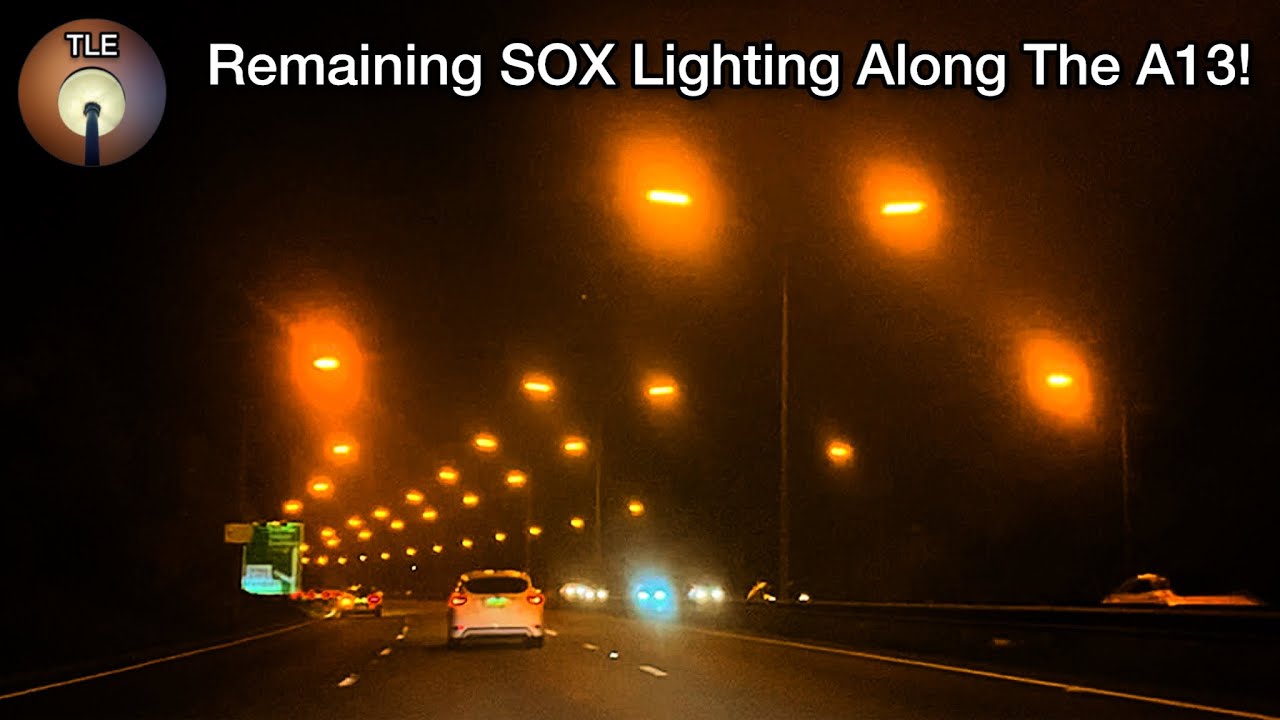 Philips MA60 180w SOX Lanterns Along The A13