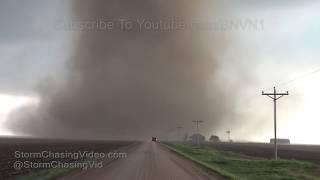 Extreme Close Up Of Several Tornadoes in Colorado - 5/28/2018