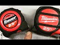 Milwaukee $33.00 Dollar Tape Measure vs Bauer $7.00 Tape Measure / Which Would You Choose?