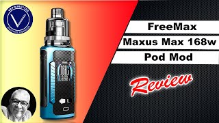 FreeMax Maxus 168w vape pod mod review