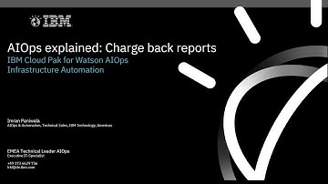 AIOps explained: Charge back reports