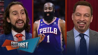 James Harden traded to Clippers, Updated Title Odds \& Sixers better off? | NBA | FIRST THINGS FIRST