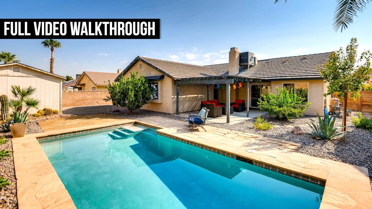 Las Vegas Home For Sale 2020 350K Single Story Homes 1573 Sqft Pool Open Floor Plan