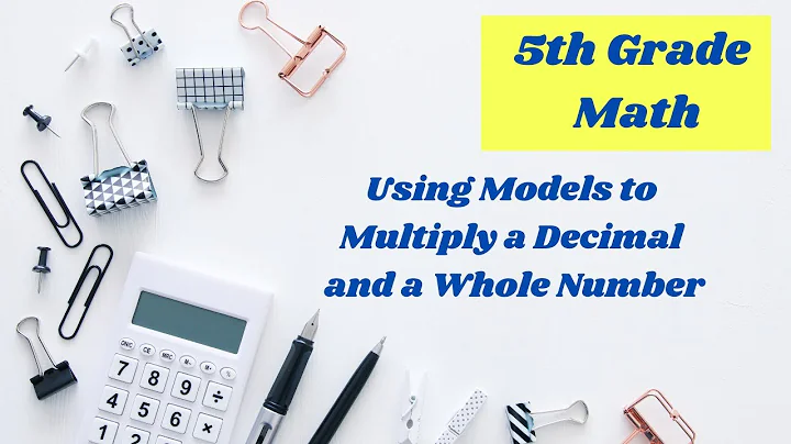 Using models to multiply decimals by whole numbers // 5th grade math online lesson