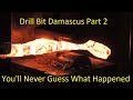 Blacksmithing-Drill Bit Damascus WINNER!!!