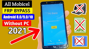 Alle Mobicel FRP Bypass Android 8.0/9.0/10 2021|| Google Account Bypass Zonder PC 2021 FRP verwij...