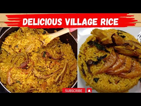 Vilag Rice Easy and tasty Village Rice/Palm oil Rice dish #food #cooking - YouTube