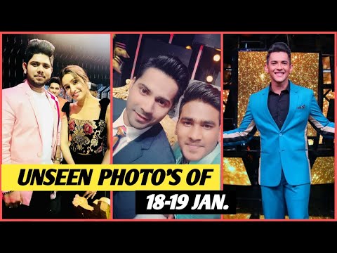 Indian Idol 11 के वो सारे Photos जो आपको कंही देखने नहीं मिलेंगे | Varun Shraddha Unseen Photo