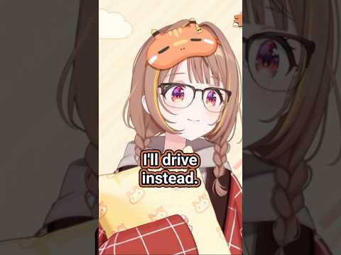 Yuuhi won't let Hanabi drive [Sendo Yuuhi / VSPO Eng Sub] #shorts