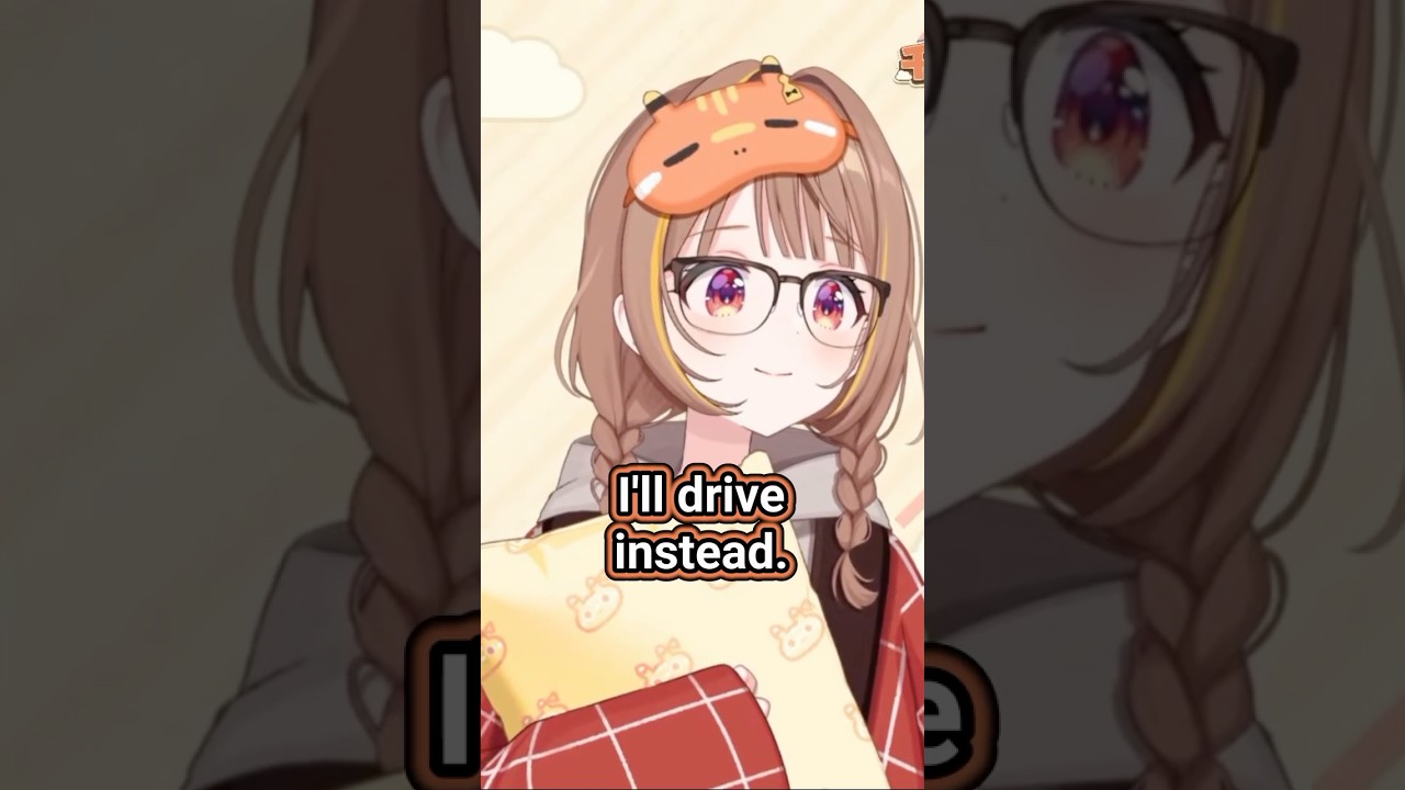 Yuuhi won't let Hanabi drive [Sendo Yuuhi / VSPO Eng Sub] #shorts