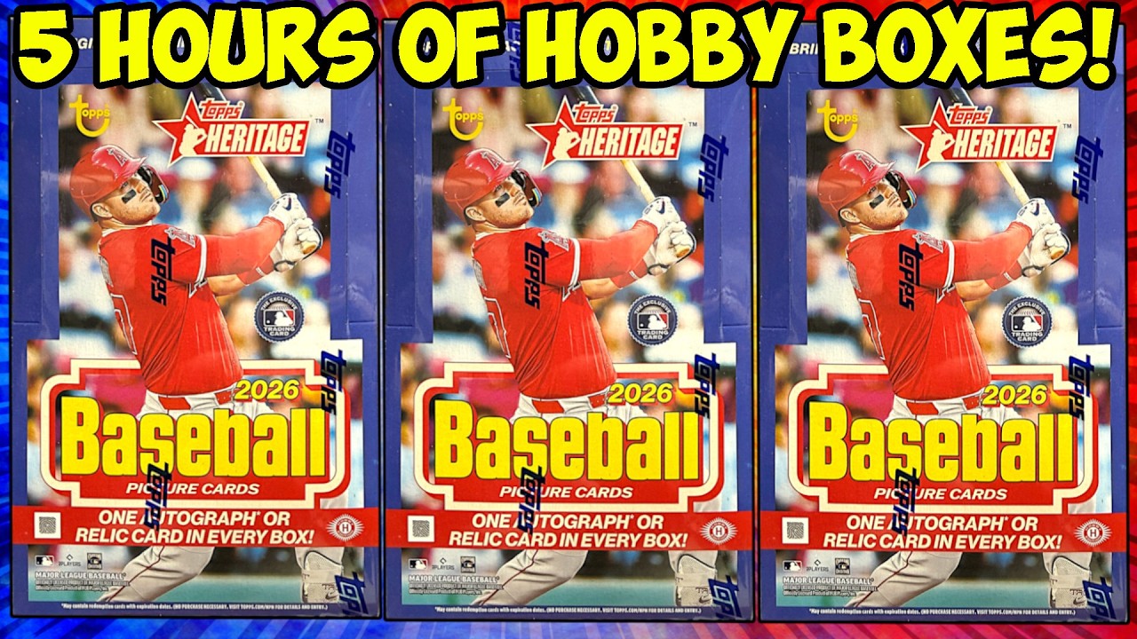 Rippin' 2026 Topps Heritage Hobby Boxes & Packs!