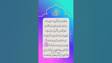 SURAH AD-DUHA 🌹 سورة الضحى #egzonibrahimi #quran #surahadduha