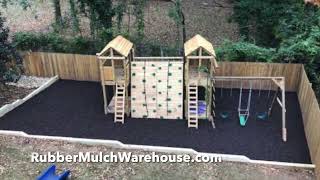 Ken P Black Rubber Mulch Playground