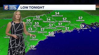 Stray shower possible, nice and cool tonight(8/25)
