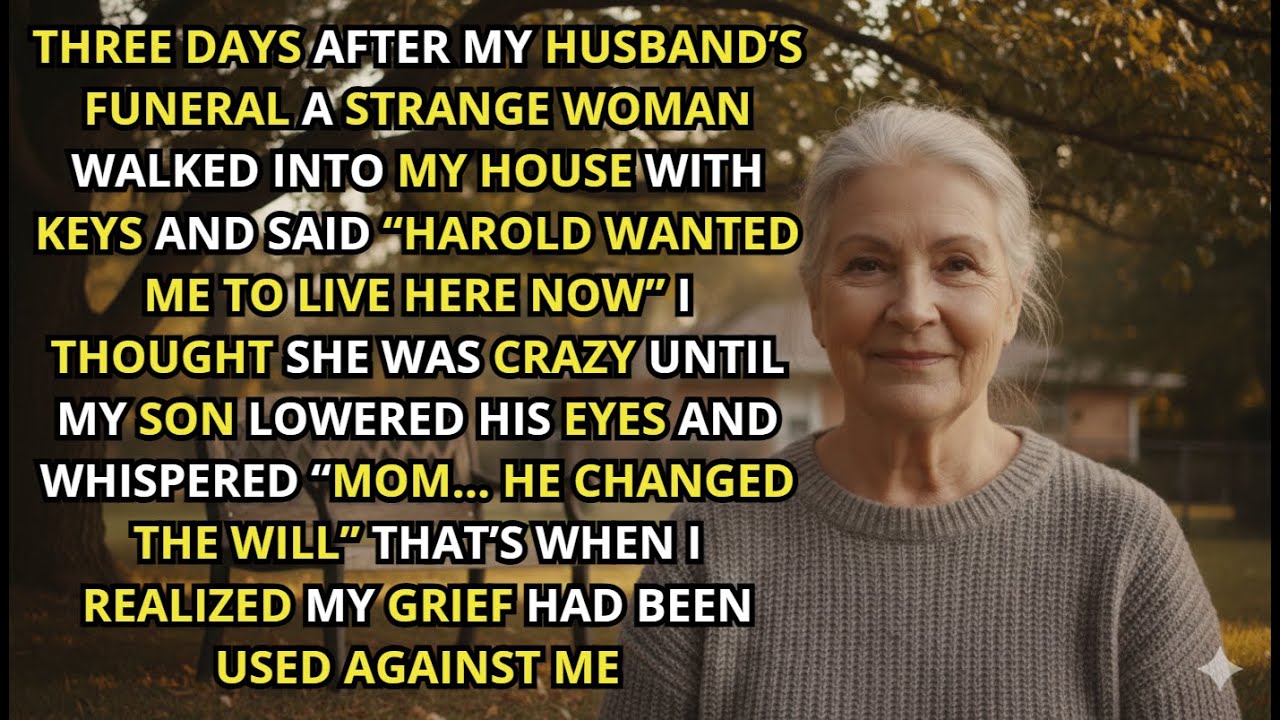 My Husband’s Mistress Moved Into Our Home After His Funeral — And Thought I Was Too Broken to Fight