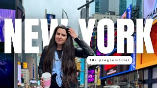 New York Vlog- 30 Program És Látnivaló New York-Ban