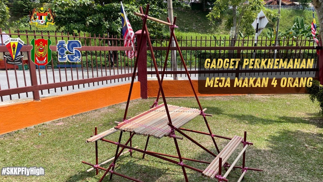 GAJET MEJA MAKAN BERSAIZ 4 ORANG MAKAN #SKKPFlyHigh