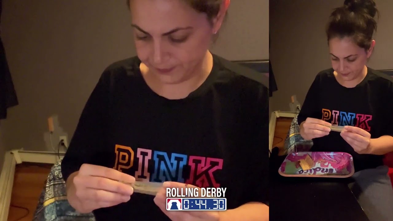 Sami Wami shows her hand-roll skills for the Rolling Derby