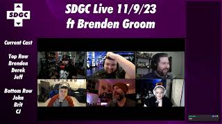 SDGC Live 11/9/23 ft Brenden Groom