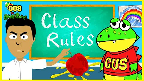 Learn the Rules of the Classroom at School with Gus the Gummy Gator!