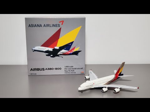 New Mould! Aviation 400 Asiana Airlines Airbus A380 [HL7626] 1:400
