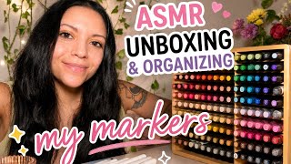 ASMR Unboxing & Organizing My Markers 🎨✨ | Amazon Wishlist Gift | Satisfying Sounds screenshot 4