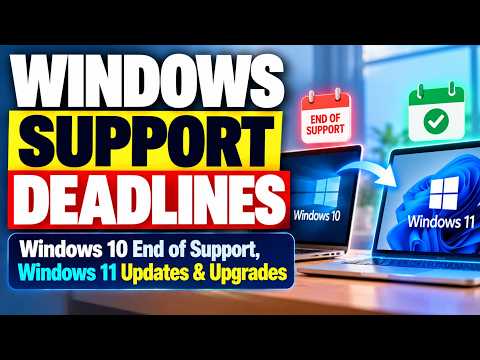 Windows Support Deadlines | Windows 10 End of Support, Windows 11 Updates & Upgrades | Uplatz