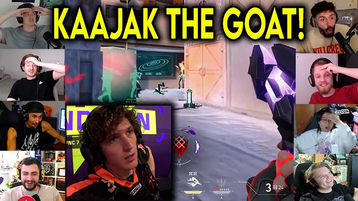 Valorant Streamers Reacts To FNC Kaajak Insane 3k SHERIFF CLUTCH Against KC In VCT