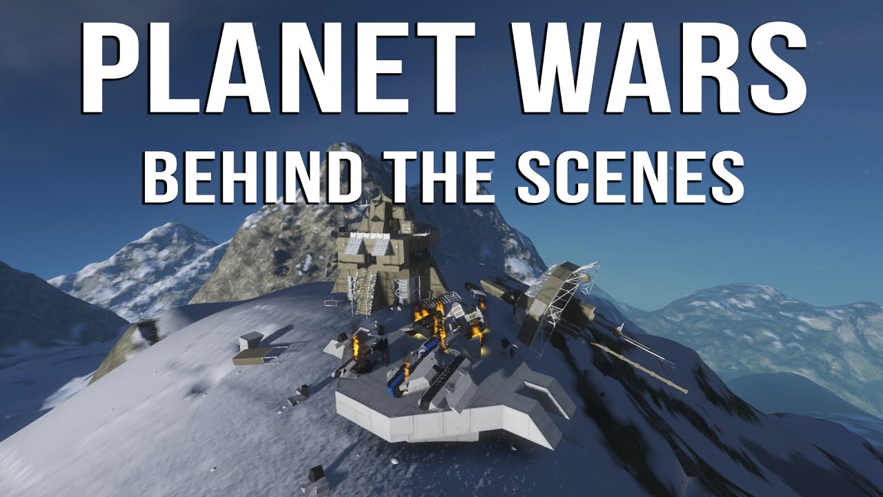 Space Engineers | PLANET WARS - Behind the Scenes! - YouTube