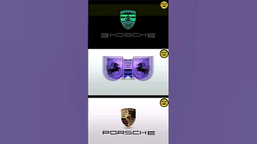 PORSCHE CAR LOGO ANIMATION IN 3 COOL EFFECTS Shorts 