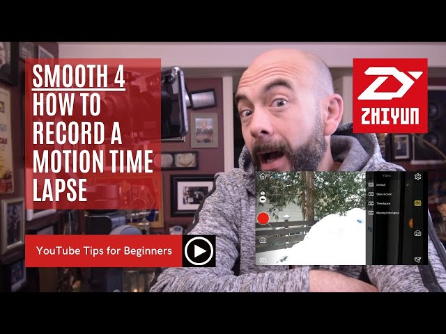 Zhiyun Smooth 4 Gimbal 📱 | How to record a motion time lapse