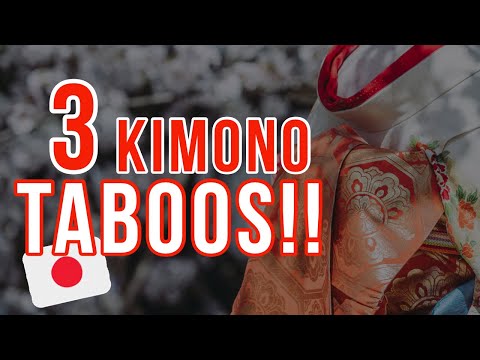 3 Things You Didn't Know You Should Avoid When Wearing KIMONO