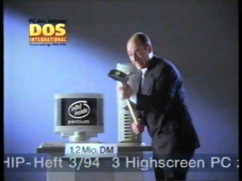 Vobis Werbung 1994 Highscreen Computer - YouTube