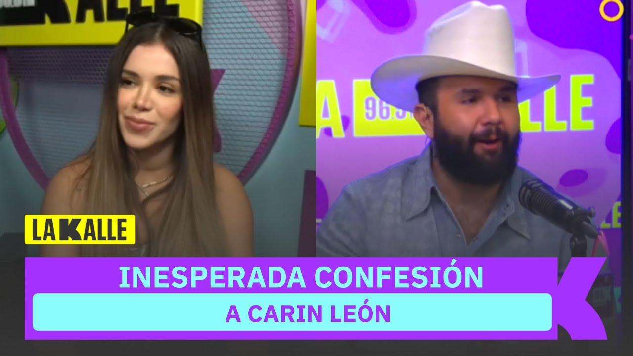 Esposa de Carin León le hace tremenda confesión en pleno programa en vivo