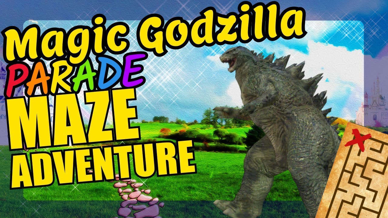 Magic Godzilla Maze Adventure Educational Video for Kids - YouTube