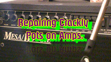 Fixing Pots on Amps- (crackles n vol jumps )-Simple, cheap, quick fix.