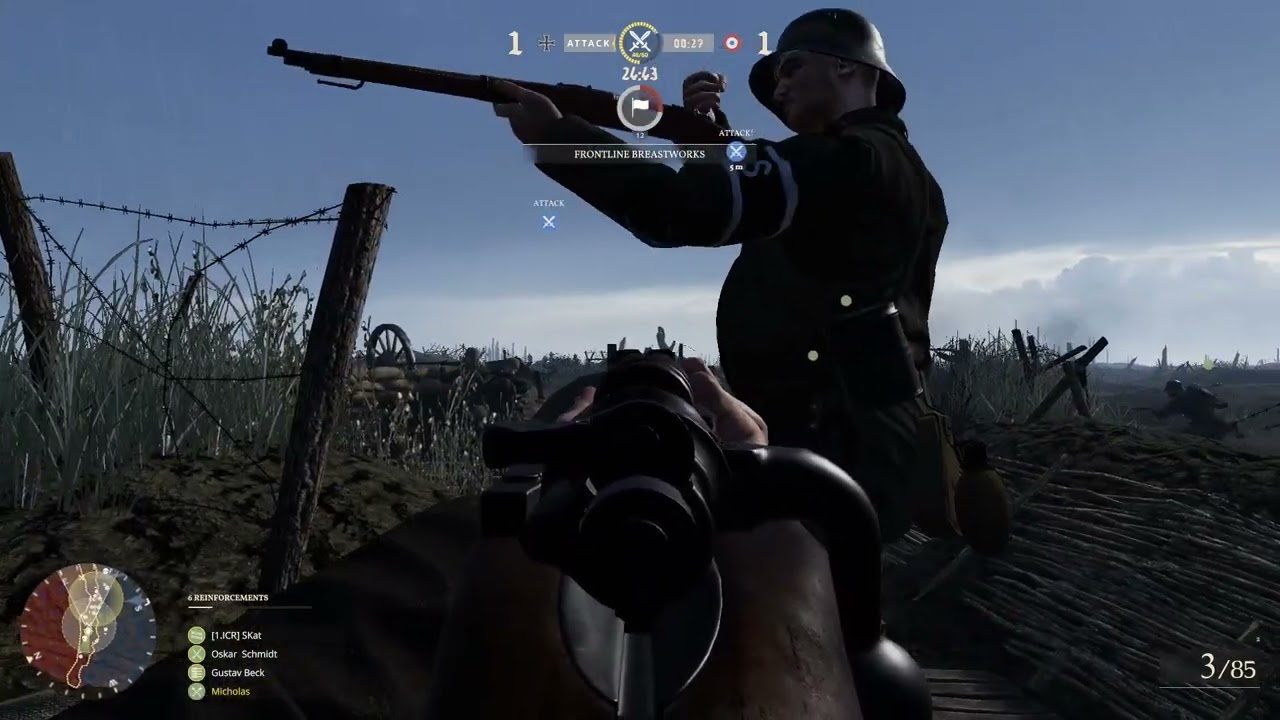 Verdun Gameplay Flanders - Messy Shooting