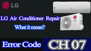 lg air conditioner error code ch07