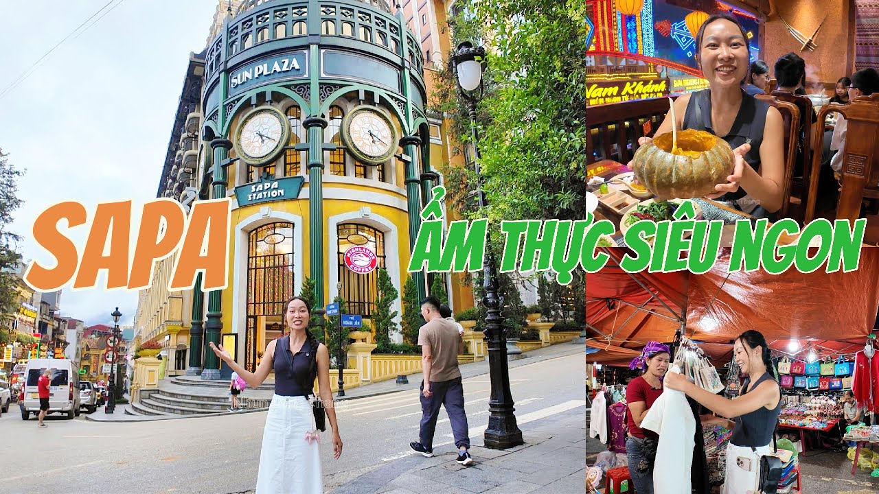 Du Lịch SaPa 2025 Đi Đâu Ăn Gì??? Nhà Hàng Mẩy Quán Đồ Ăn Quá Ngon - Chợ Đêm Sapa Full Hàng quán