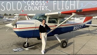 First Solo Cross Country Flight