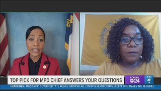 Nominated Memphis Police chief Cerelyn "CJ" Davis answers wide-range of questions from Memphians in