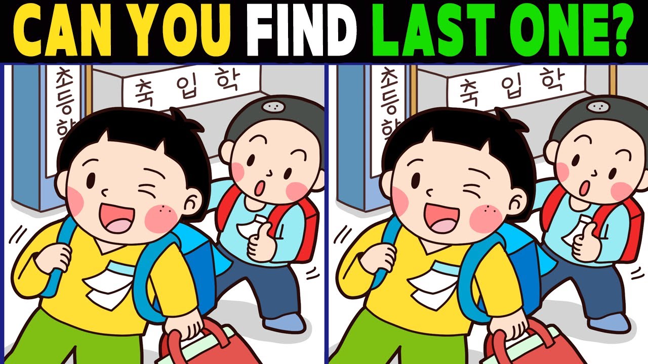 Spot The Difference: Spot the 3 Differences | Brain Training 【😀Normal】 