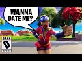 Asking FORTNITE players out on valentines...