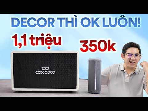 Đôi loa từ 350k giống Marshall & Xiaomi của Goojodoq: Decor thì TRÙM!