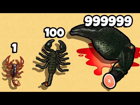 Видео: ЭВОЛЮЦИЯ СИЛЫ СКОРПИОНА, МАКСИМАЛЬНЫЙ УРОВЕНЬ! | Scorpion Run: Evolve & Clash