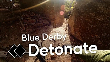 Cruising down Detonate - Blue Derby