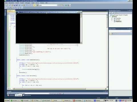 C# Brute Force